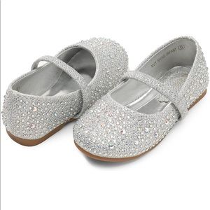 Toddler size 7 glitter Mary Janes